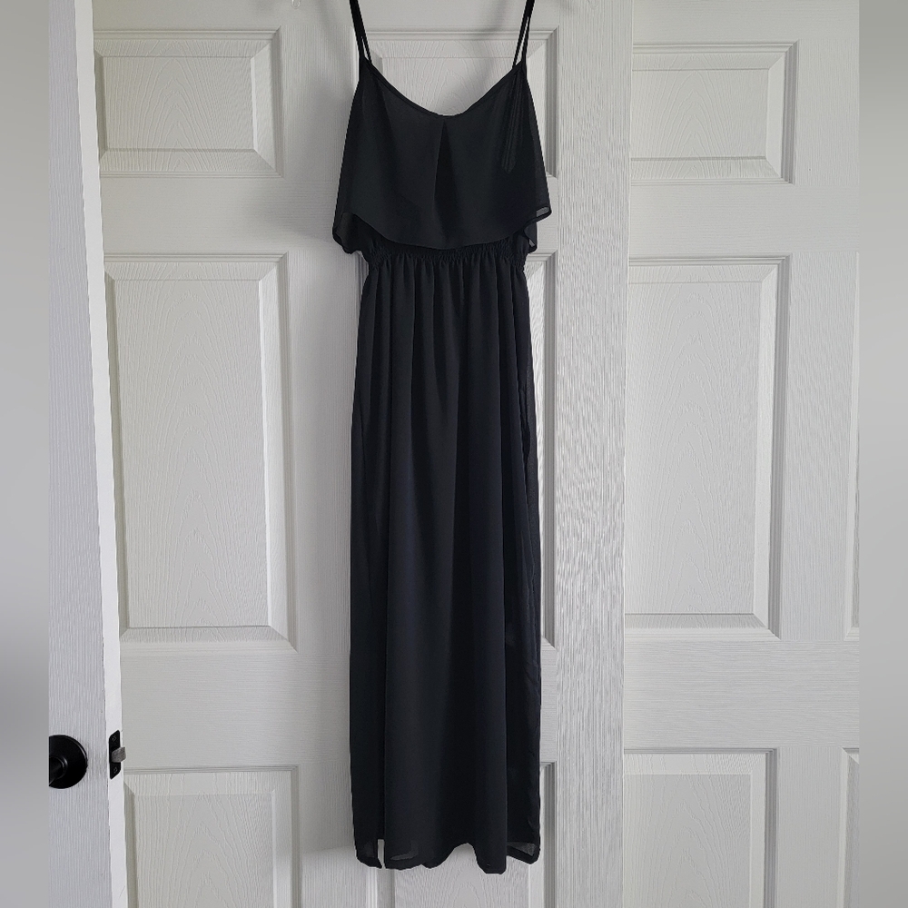 Simple Black Maxi Dress